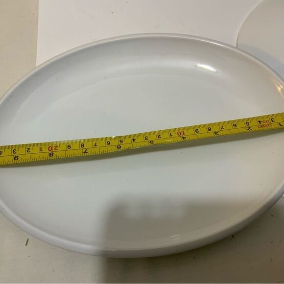 Crate and Barrel Oval Platter 10x7.5 “ Serving Platters – Set of 2 - Picture 9 of 14